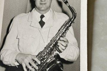 Vic is still playing the saxophone at 98 on Eastbourne Bournefree website